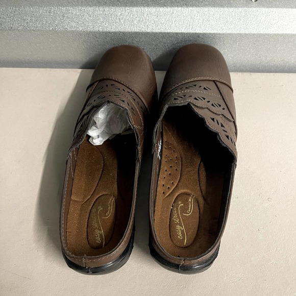 Easy Street Women's Tan Forever Mules Slip On Comfort Clogs - Size 8.5 - Picture 6 of 7